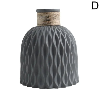 DecorBites™ Plastic Flower Arrangement Vase - Home Décor