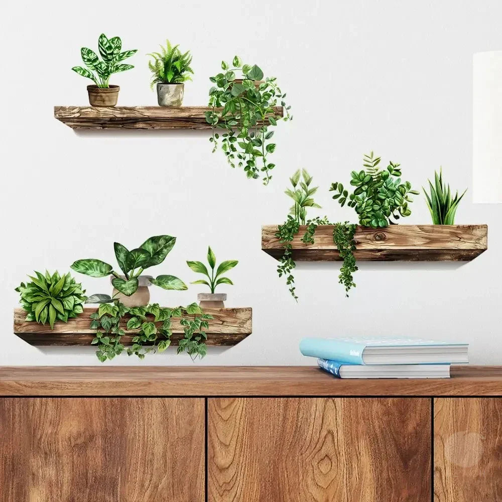 DecorBites™ Potted Plant Wall Decals - DIY Home Decoration