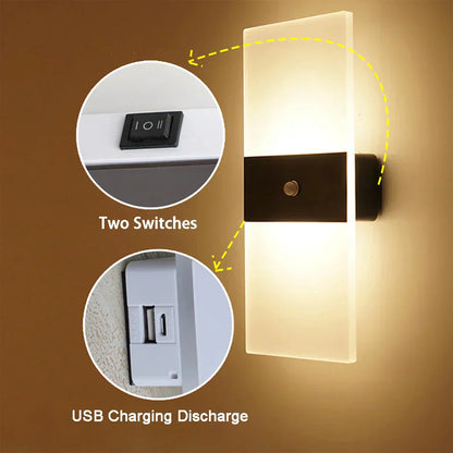 DecorBites™ Rechargeable Dimmable Wall Light by Rikard