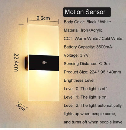 DecorBites™ Rechargeable Dimmable Wall Light by Rikard