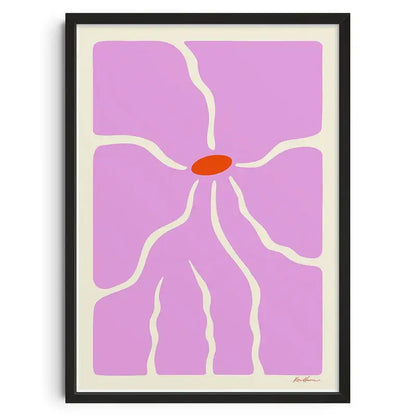 Retro abstract canvas wall art black and gray living room print