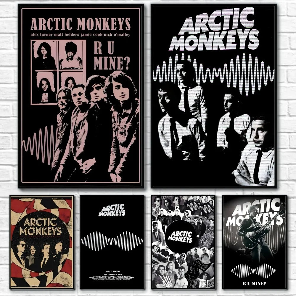 DecorBites™ Retro Arctic Monkeys Singer Poster - Waterproof Wall Art