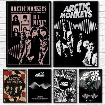 DecorBites™ Retro Arctic Monkeys Singer Poster - Waterproof Wall Art