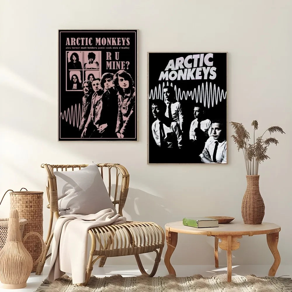 DecorBites™ Retro Arctic Monkeys Singer Poster - Waterproof Wall Art
