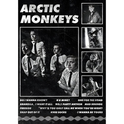 DecorBites™ Retro Arctic Monkeys Singer Poster - Waterproof Wall Art