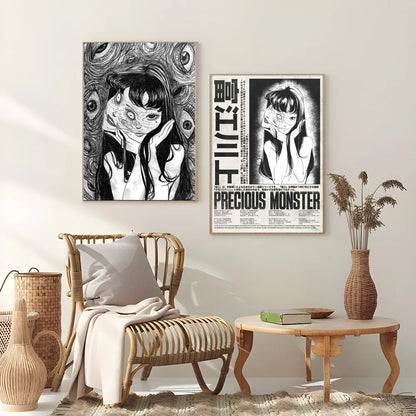 DecorBites™ Retro Cool Girl Poster for Home Decor