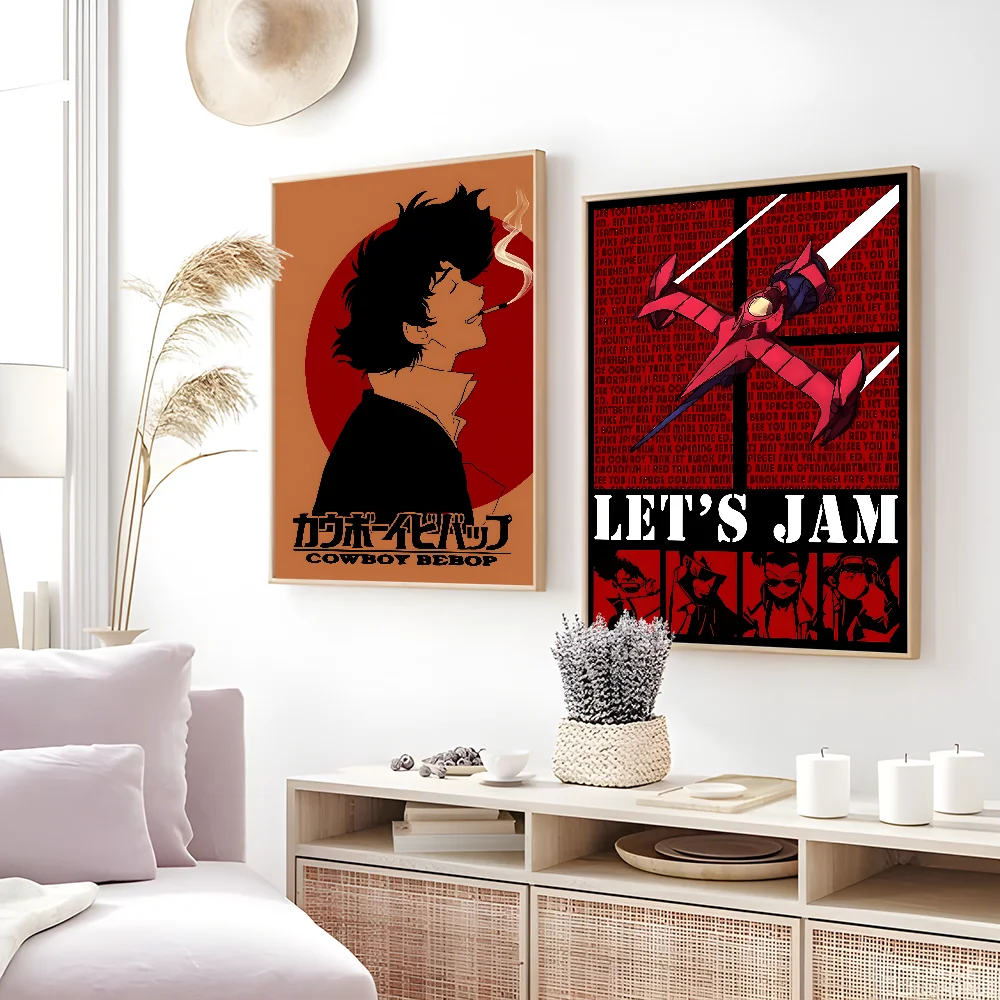 DecorBites™ Retro Cowboy Bebop Anime Poster for Home Decor