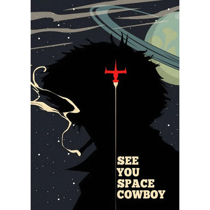 DecorBites™ Retro Cowboy Bebop Anime Poster for Home Decor