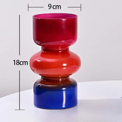 DecorBites™ Retro Glass Vase for DIY Flower Arrangements