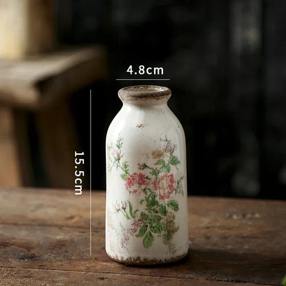 DecorBites™ Retro Nordic Ceramic Vases for Home Decor