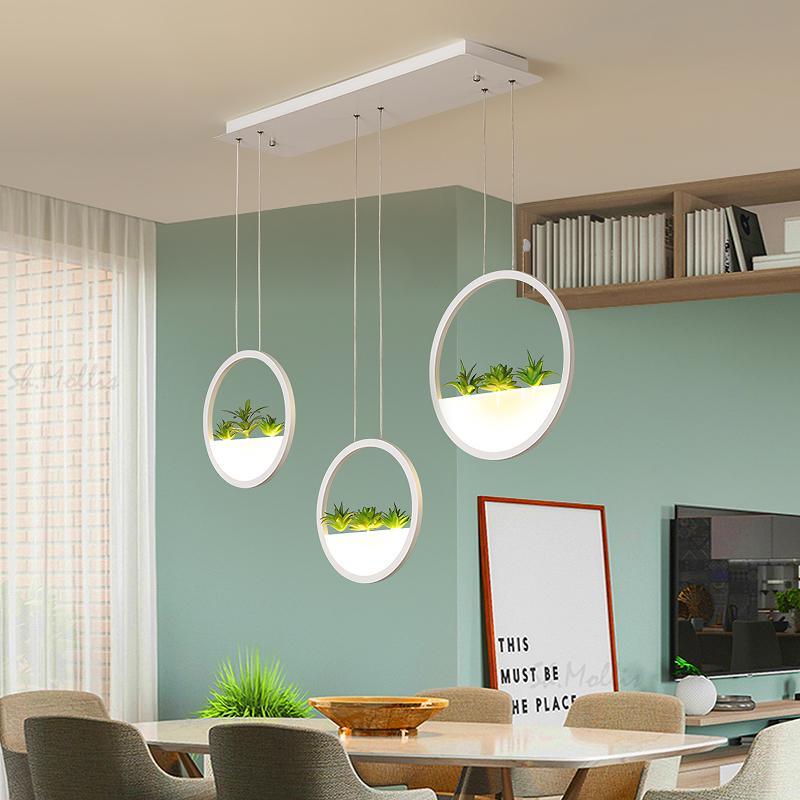 DecorBites™ Round Planter LED Chandelier