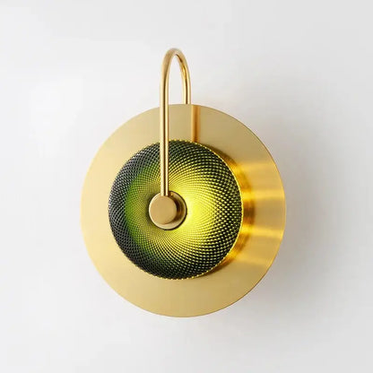 Scandinavian green & black premium brass wall sconces bedroom light