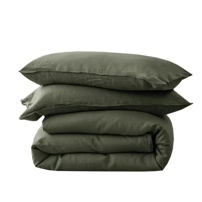 Blue satin silky cooling duvet cover set bedroom bedding