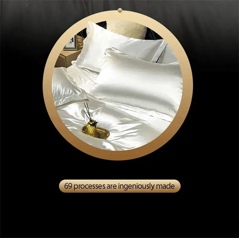 Luxurious chocolate brown mulberry silk bedding set bedroom duvet cover