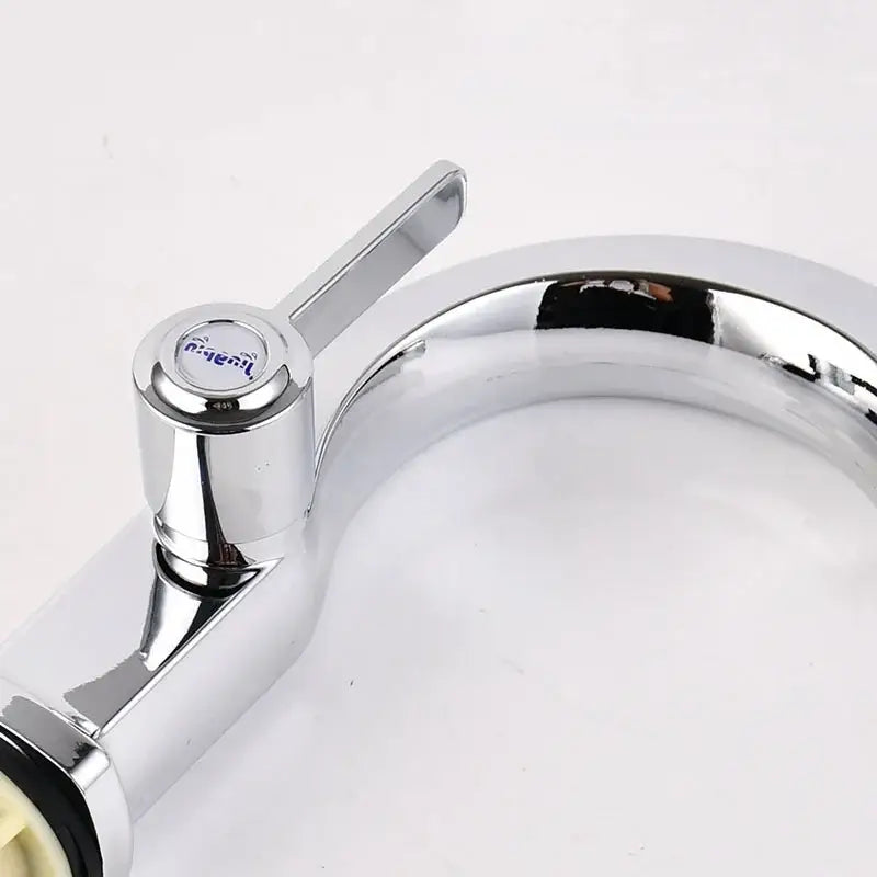Modern chrome & matte black single lever water purifier kitchen faucet