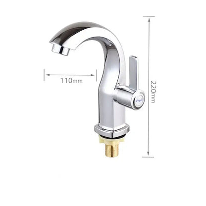 Modern chrome & matte black single lever water purifier kitchen faucet