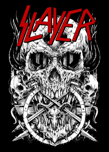 DecorBites™ Slayer Heavy Metal Band Album Poster Canvas Art
