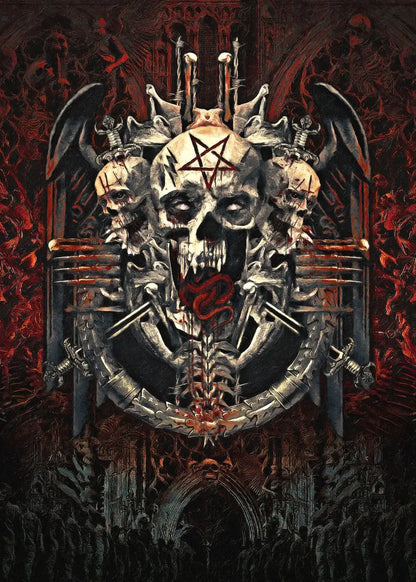 DecorBites™ Slayer Heavy Metal Band Album Poster Canvas Art