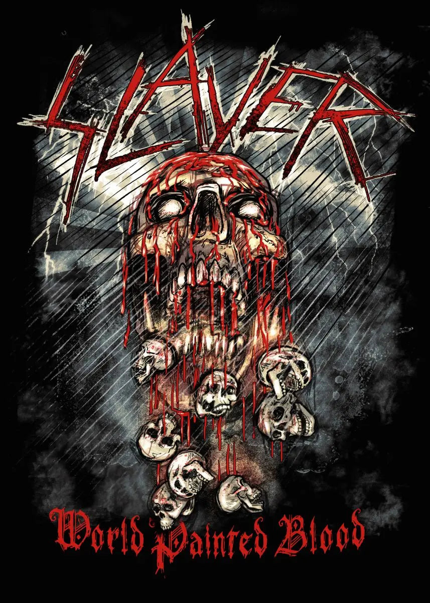DecorBites™ Slayer Heavy Metal Band Album Poster Canvas Art