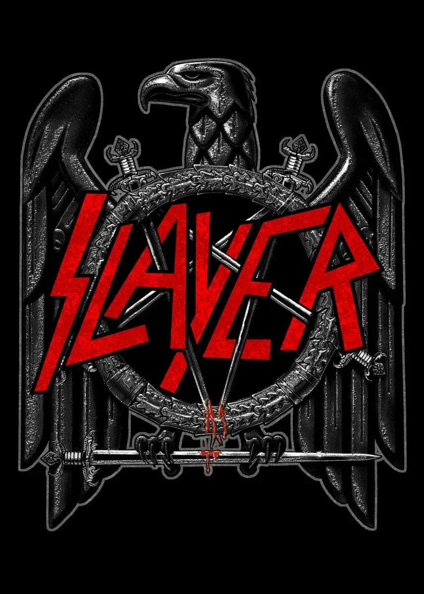 DecorBites™ Slayer Heavy Metal Band Album Poster Canvas Art