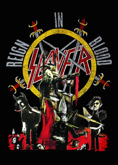 DecorBites™ Slayer Heavy Metal Band Album Poster Canvas Art