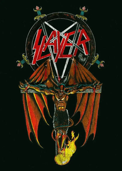DecorBites™ Slayer Heavy Metal Band Album Poster Canvas Art