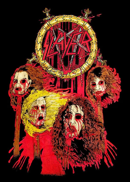 DecorBites™ Slayer Heavy Metal Band Album Poster Canvas Art