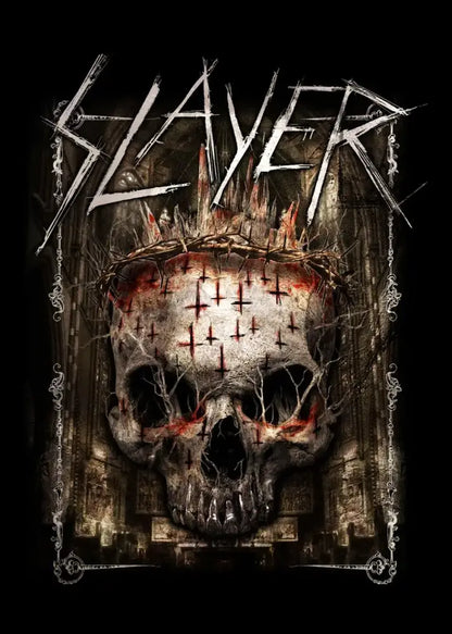Slayer heavy metal black & red canvas posters bedroom wall art