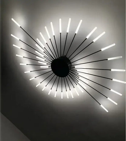 Modern gold nordic led ceiling light for living room