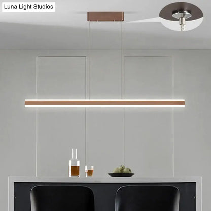 Modern copper triangle led hanging lamp kitchen island light