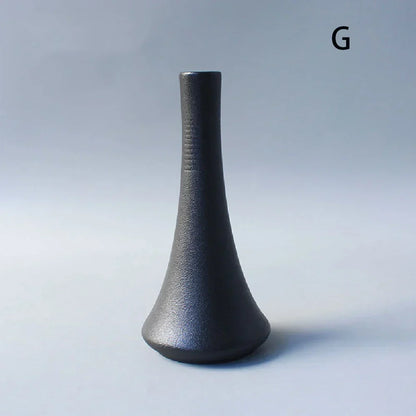 DecorBites™ Small Ceramic Vase - Elegant Japanese Home Decor