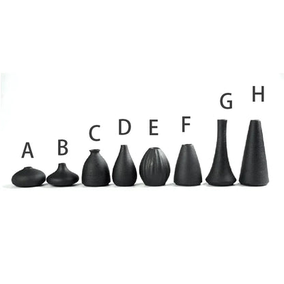 DecorBites™ Small Ceramic Vase - Elegant Japanese Home Decor