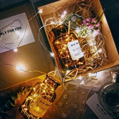 Brown solar wine bottle fairy lights 3 pack garden and dining room
