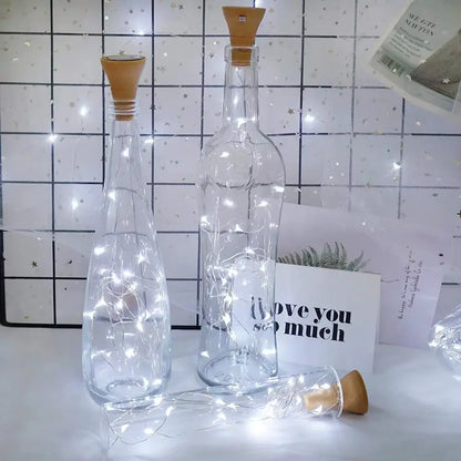 Brown solar wine bottle fairy lights 3 pack garden and dining room