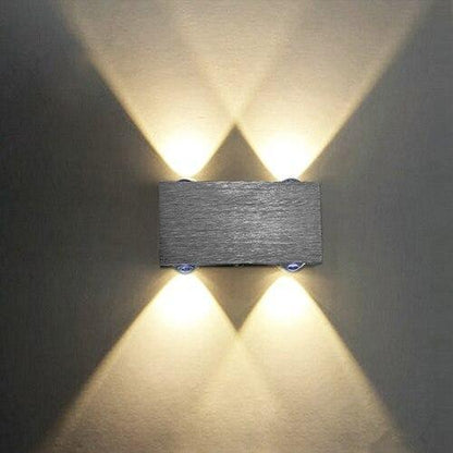 DecorBites™ Sphera Modern LED Cube Box Wall Sconces