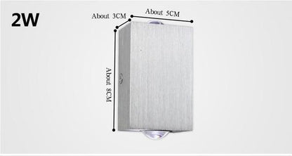 DecorBites™ Sphera Modern LED Cube Box Wall Sconces