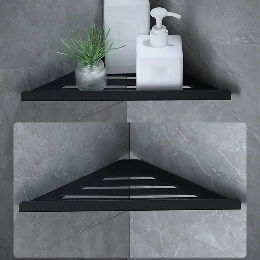 Modern stainless steel silver corner shower shelf bathroom caddy
