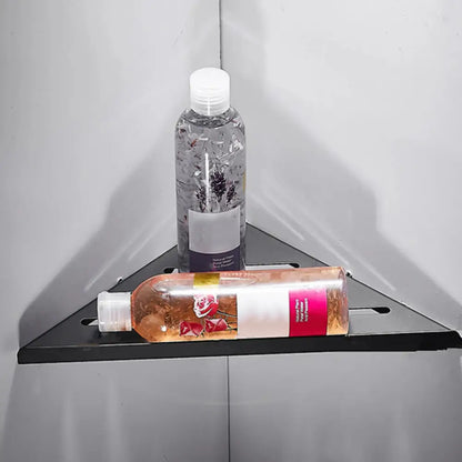 Modern stainless steel silver corner shower shelf bathroom caddy