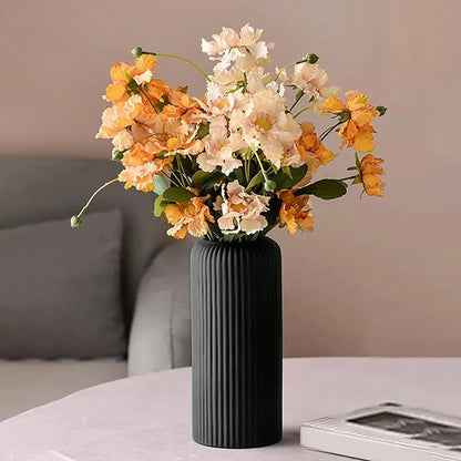 DecorBites™ Striped Plastic Vase for Flowers