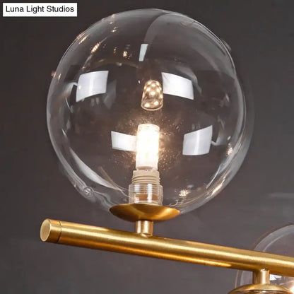 Postmodern suspension lamp with lotus leaf design – dining room gold