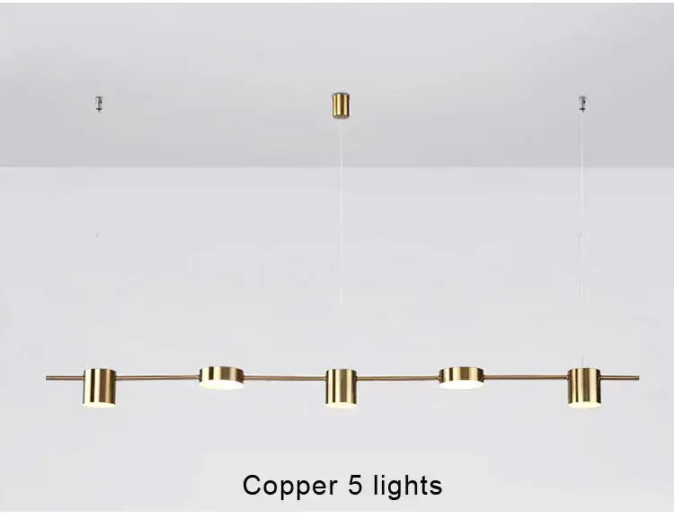 Modern black metal stylish led chandelier for living room