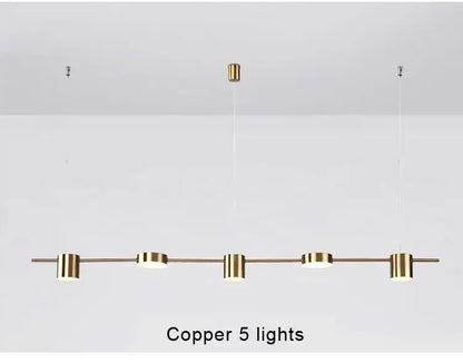 Modern black metal stylish led chandelier for living room
