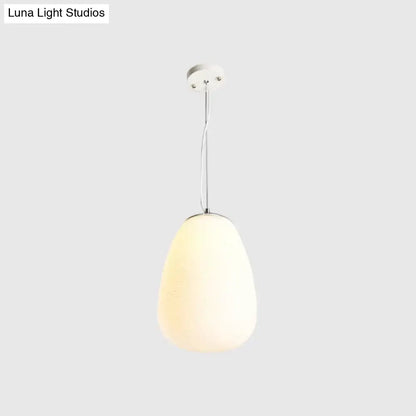 Modern chrome and opal glass pendant light kitchen island ceiling lamp