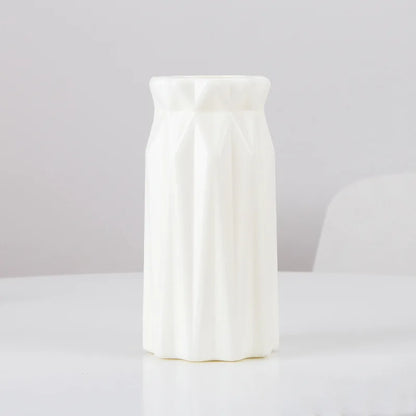 DecorBites™ Stylish Nordic Plastic Flower Vase, Home Decor