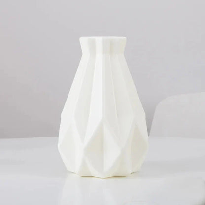 DecorBites™ Stylish Nordic Plastic Flower Vase, Home Decor