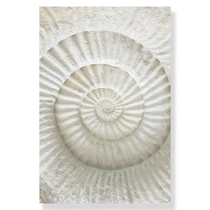 Coastal blue starfish beach seashell canvas wall art for living room