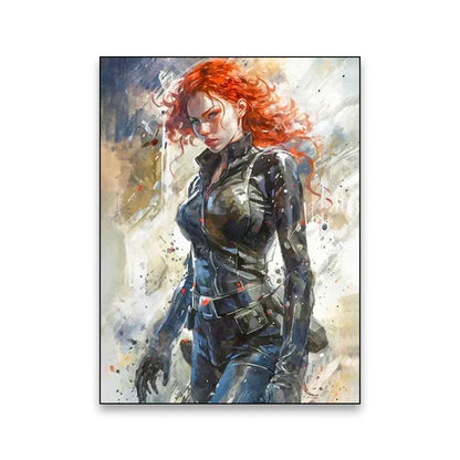DecorBites™ Superhero Canvas Wall Art - Marvel Movie Characters
