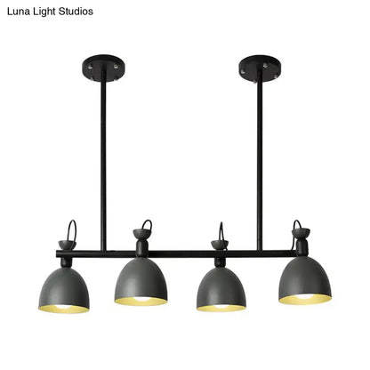 Modern mint green 4-light pendant – dining room 110v-120v light