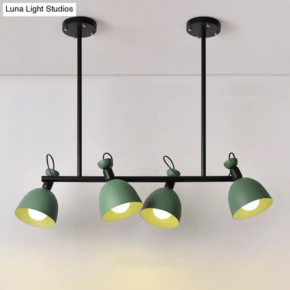 Modern mint green 4-light pendant – dining room 110v-120v light