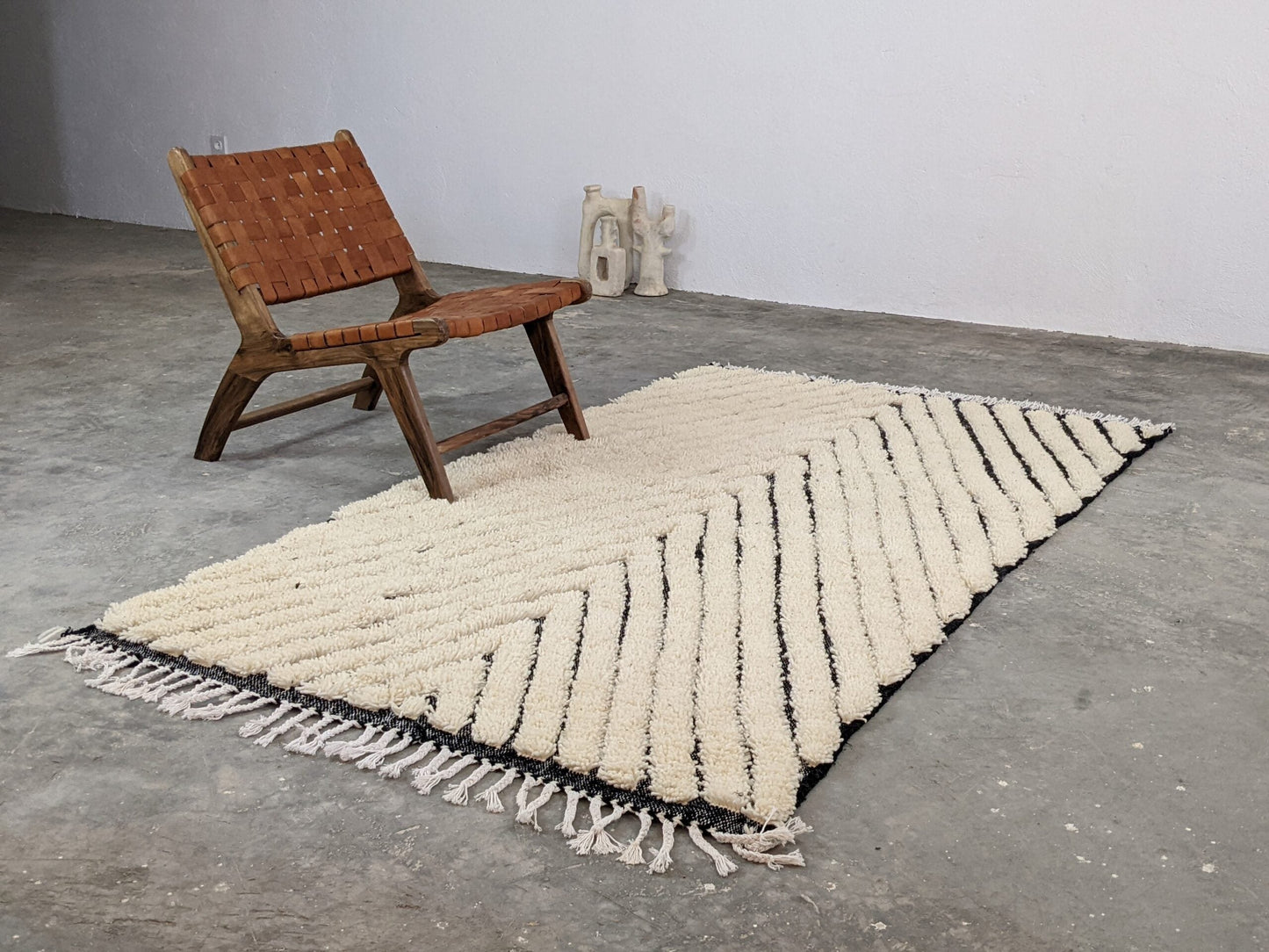 DecorBites™ Tapis traditionnel Beni Ouarain 245 X 146 Cm